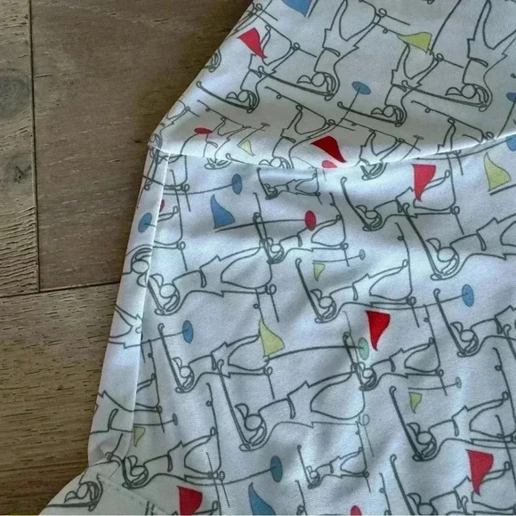 Daily Sports Marseille Marcelle White Cap Sleeve Polo Large - Picture 5 of 5